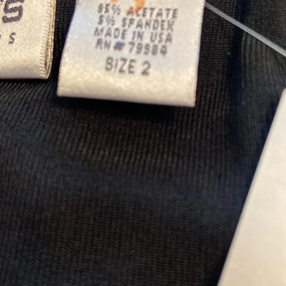 CHICO Maxi Skirt size 2 brand new with tag color black length 35” waist 30” - Picture 9 of 12